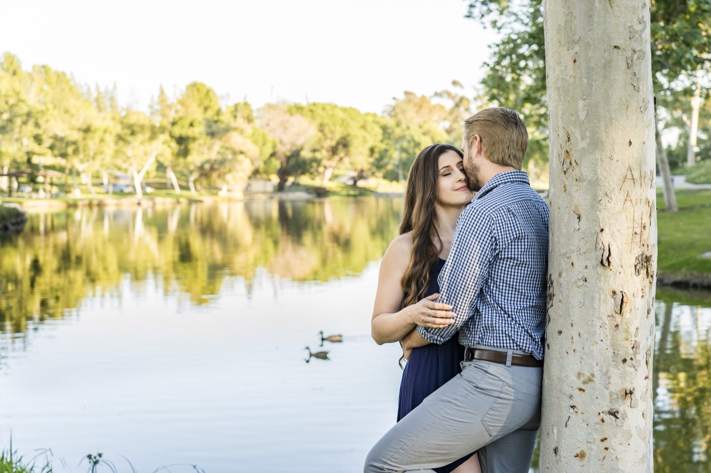 Couple portrait — natural setting